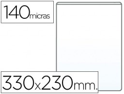 Funda portadocumento Q-Connect Folio PVC 150µ con uñero